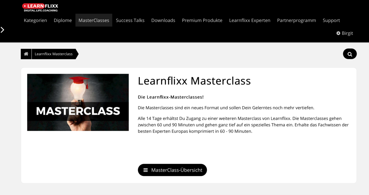 Learnflixx Masterclass