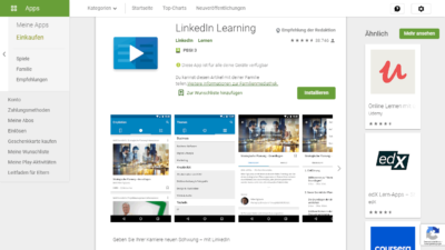 LinkedIn Learning für das iPhone und das iPad.