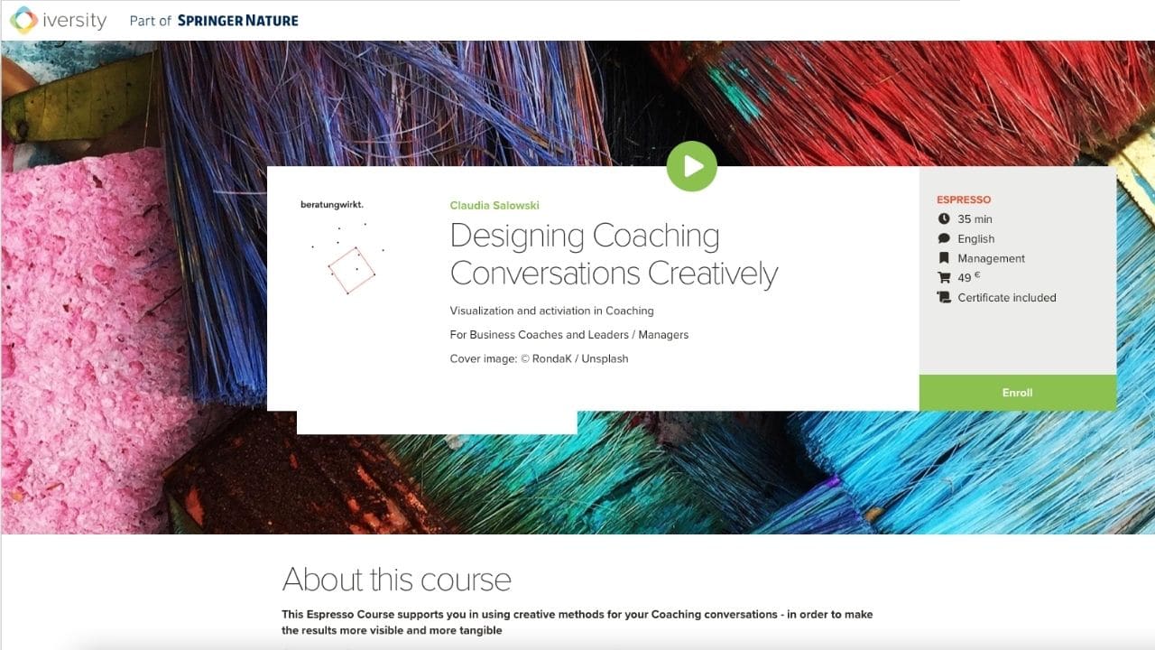 Kurs: Designing Coaching Conversations Creatively