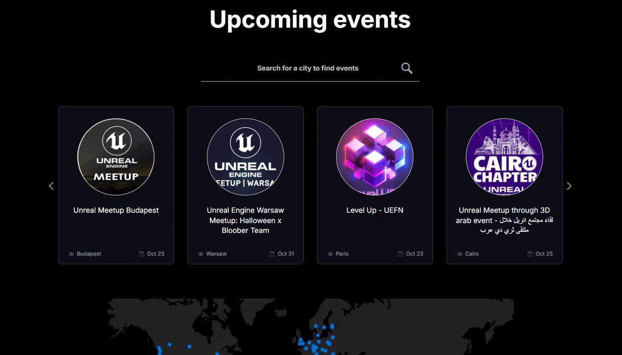 Verfügbare Events für Unreal-Entwickler